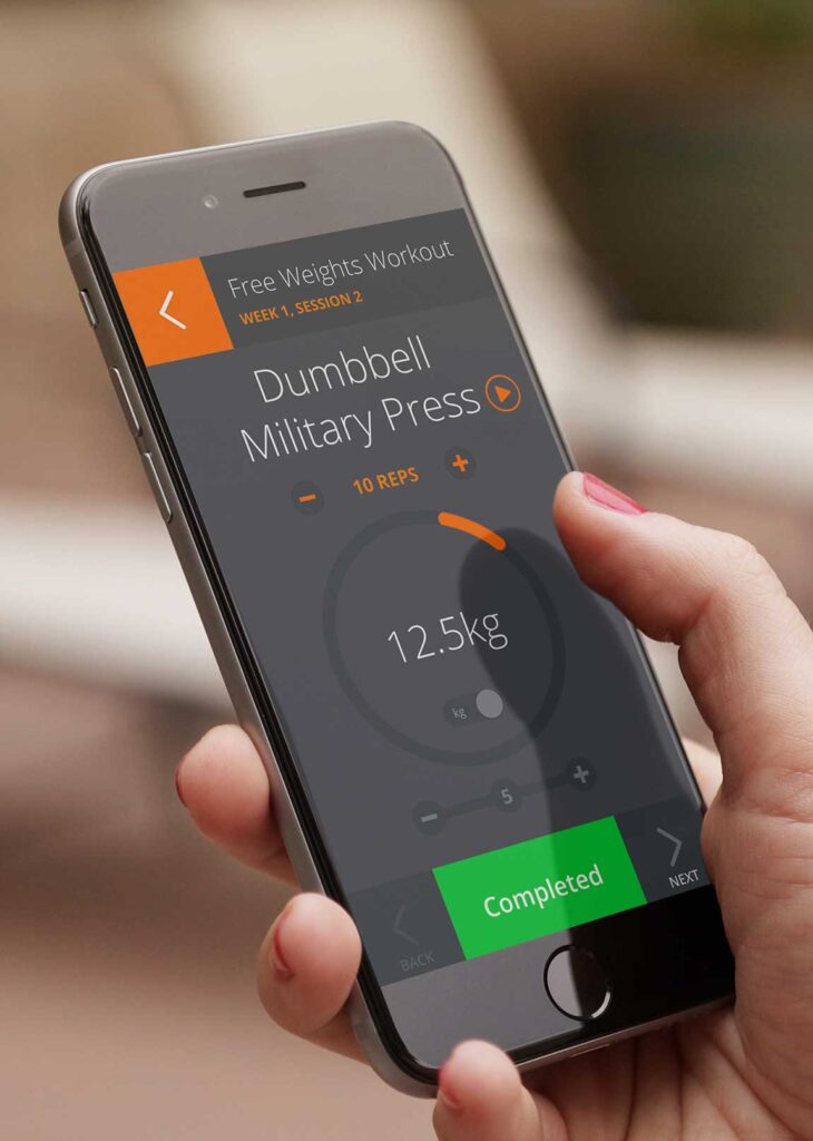 the workout coach iOS App for The Workout Coach